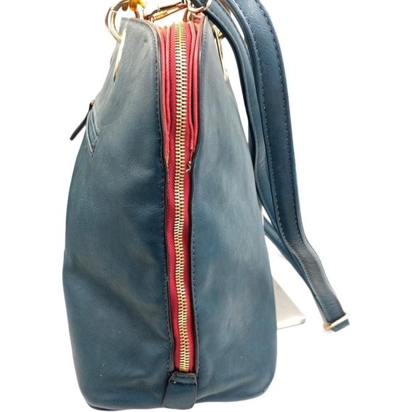 Teal Multifunctional Satchel Crossbody Shoulder Ba - Picture 4 of 16